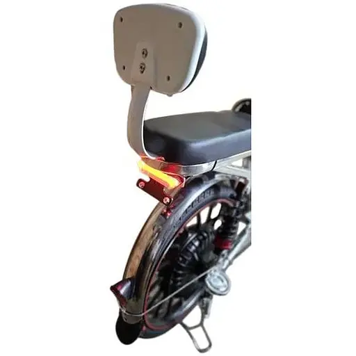 Электровелосипед E-scooter Go Fun двухместный 20 дюймов 450W 48V 16Ah + PASS-система + амортизатор - фото 8