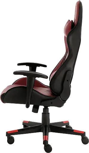 Геймерское кресло GT Racer черное с красным (X-2317 Black/Wine Red) - фото 4
