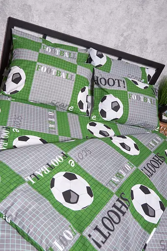 Пододеяльник Moon&Star Бязь Gold Люкс Football King Size 220x240 см - фото 4