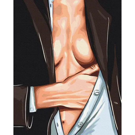 Картина за номерами "Справа в пристрасті" ©Alla Berezovska Brushme BS53451 40х50 см