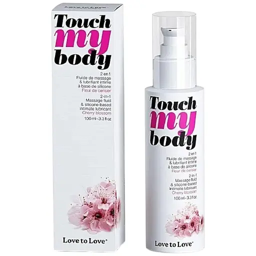 Масажний гель і змазка 2 в 1 Love To Love Touch My Body Cherry Blossom зволожуючий 100 мл
