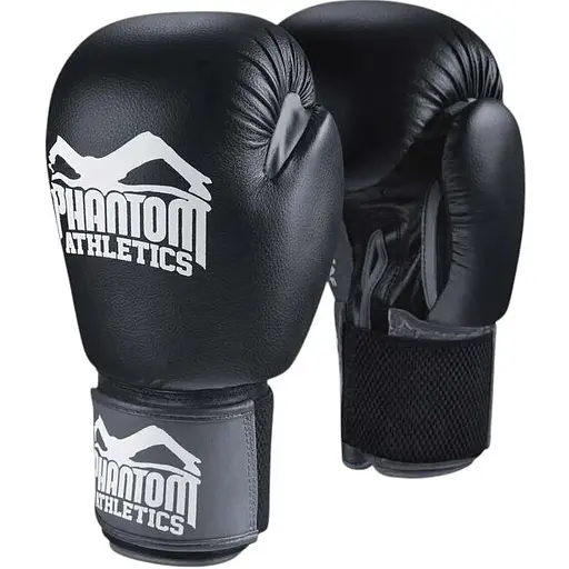 Рукавиці боксерські Phantom Athletic Ultra Black - 16 унцій - фото 1