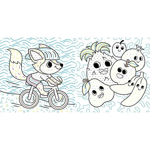 Водная раскраска Мир вокруг меня Лето 1806001, 12 страниц - фото 2