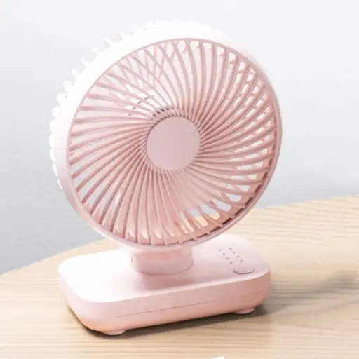 Вентилятор настольный беспроводной GXQC D606 розовый - фото 2