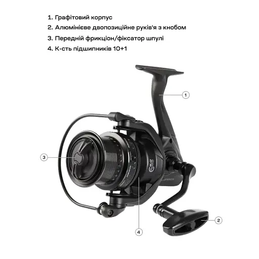 Катушка Brain NRG SE 4500S 10+1BB - фото 7