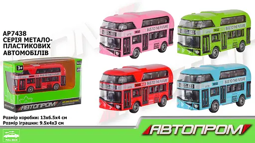 Металевий автобус Автопром - фото 2