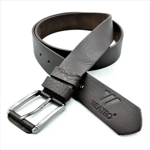 Кожаный ремень Weatro мужской 3,8х115-120 см acs0027489 - фото 1