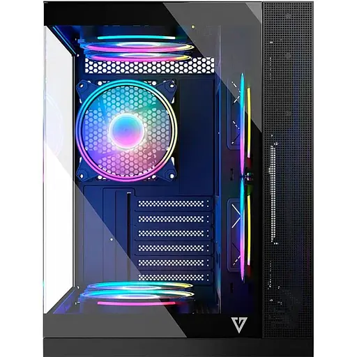 Корпус Modecom VOLCANO PANORAMA APEX GREY без БП (AT-PANORAMA-5F-ARGB-10-00) - фото 3