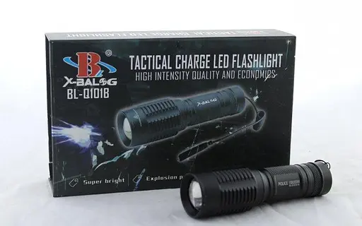 Фонарь подствольный Xbalog BL-Q101B-T6 zoom + высносная кнопка + ЗУ220/12В + 18650 - фото 3