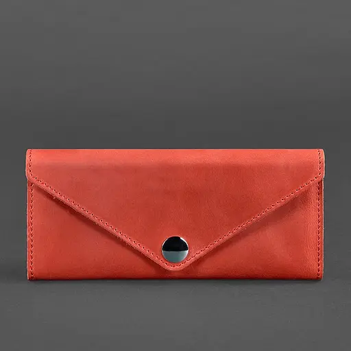 Женский кожаный кошелек Керри 1.0 коралловый - фото 6
