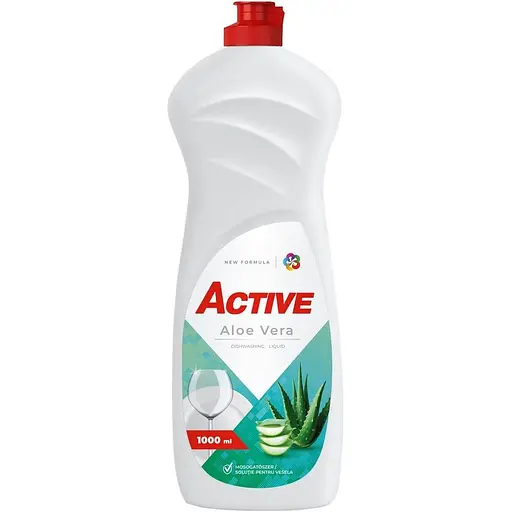 Гель для миття посуду Active алое вера 1 л