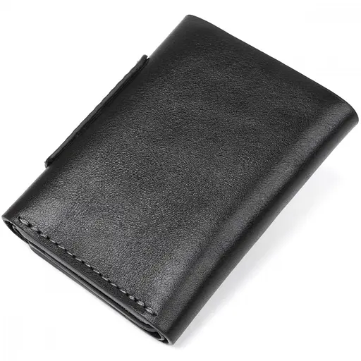 Женское кожаное портмоне Grande Pelle 10х8х2 см acs0024512 - фото 2