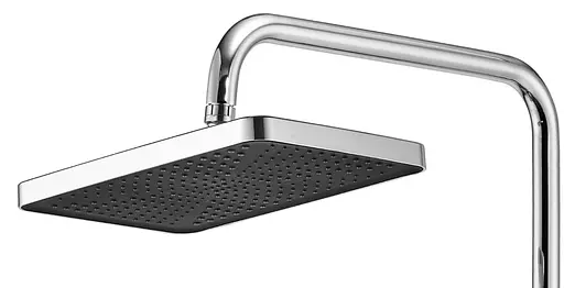 Душова система Rea Rob хром з термостатом та виливом REA-P6626, Хром - фото 5