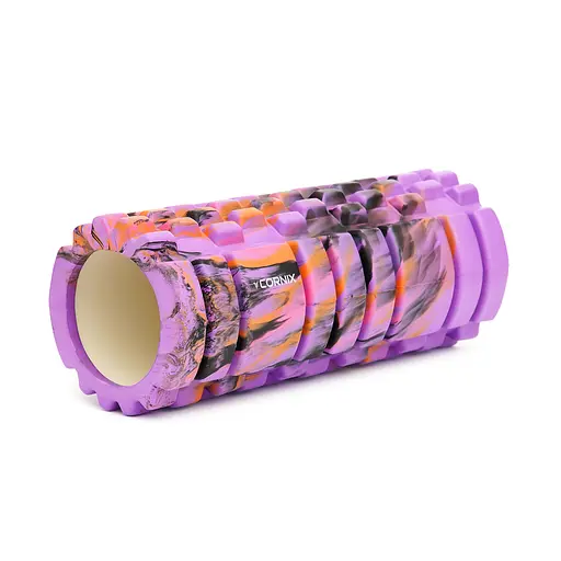 Масажний ролик Cornix EVA Marble Design 33 x 14 см (валик, ролер) XR-0348 - фото 2