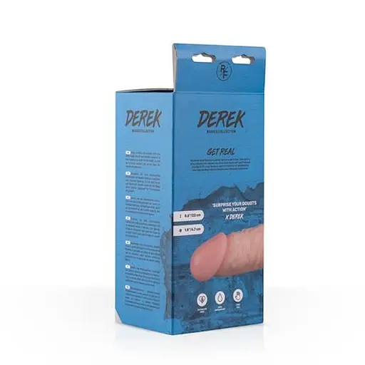 Фалоімітатор EasyToys Derek Realistic Dildo 22 см тілесний - фото 6
