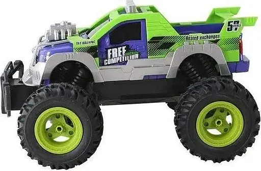 Радиоуправляемая машинка UJ99-N02 внедорожник с пультом управления машинка на резиновых колесах 40 см Зеленый - фото 5