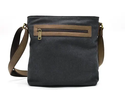 Кожаная мужская сумка через плечо TARWA 29х27х8.5 см sum0025870 - фото 4