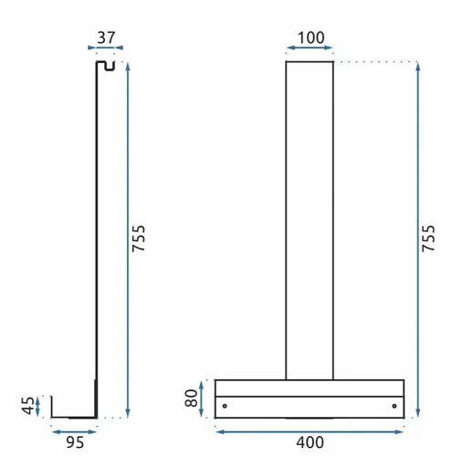 Полиця Rea Tori brushed gold на душову стінку REA-85001, Золотий - фото 6