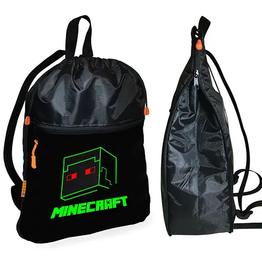 Школьный рюкзак детский Minecraft + Сумка для обуви спортивной формы рюкзак-мешок для мальчика (01726) - фото 2