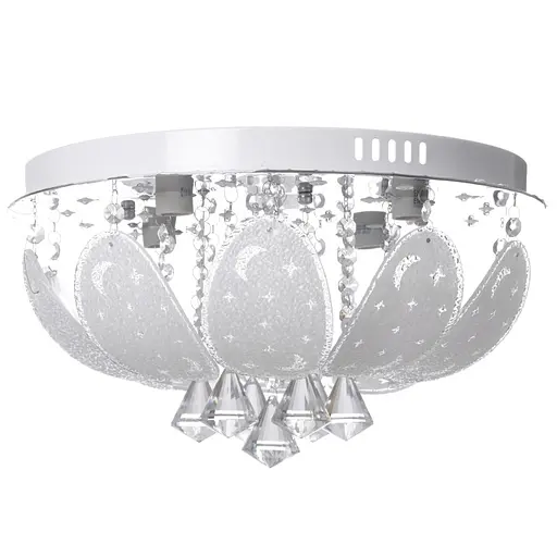 Люстра Brille потолочная торт с пультом LED E14 60W RGB WH (BCL-649S/4)