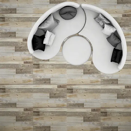 Самоклеящаяся виниловая плитка 152.4х914.4х1.5мм Мозаика светлая, цена за 1 шт. (СВП-7) Матовая SW-00000288 - фото 6