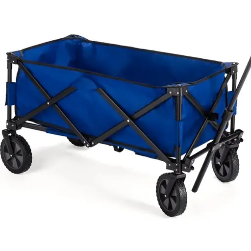 Тележка туристическая Outtec складная темно-синяя - фото 2