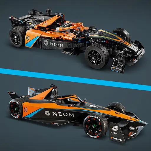 Уценка. Конструктор LEGO Technic Автомобиль для гонки NEOM McLaren Formula E 452 детали (42169) - фото 8