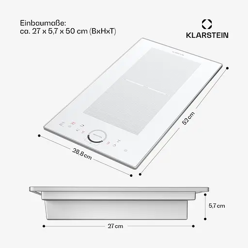 Индукционная варочная поверхность Klarstein Delicatessa Domino Prime (10045583) - фото 3