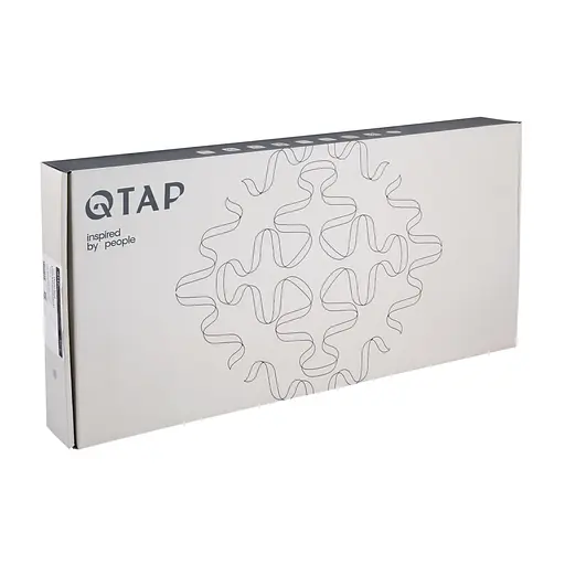Смеситель для кухни Qtap Vlasta New с выдвижным изливом QTVLA344GMB45647 Gunmetal Black PVD Шлифованный черный хром - фото 6