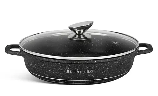 Набор кастрюль и казанов Edenberg EB-12911 с мраморным покрытием 10 предметов для всех типов плит - фото 4