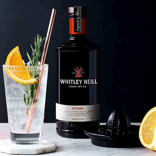 Уценка. Джин Whitley Neill Original London Dry Gin 43% 0.7 л в подарочной упаковке - фото 5