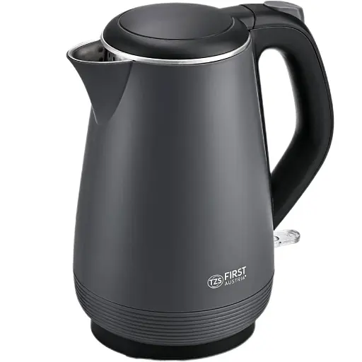 Электрочайник First FA-5407-4-GR Gray/black RU - фото 2