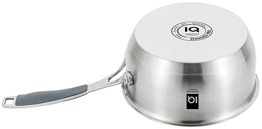 Ковш IQ Be Brave нержавеющая сталь 1.6 л с крышкой 16 см (IQ-4052-16) - фото 5