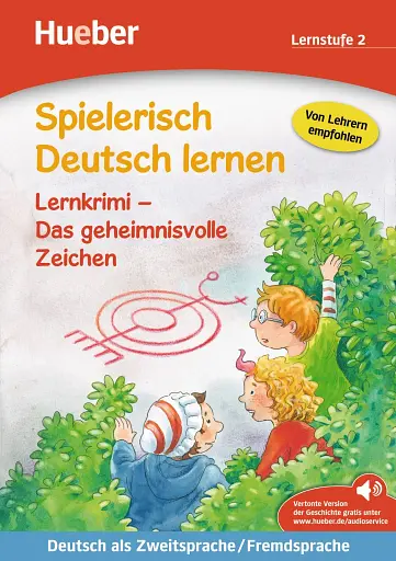 Spielerisch Deutsch lernen. Lernkrimi. Zeichen