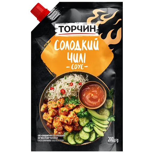 Соус Торчин Сладкий чили пастеризованный чили 200 г - фото 1