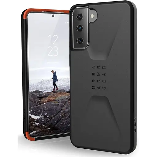 Оригінальний протиударний чохол UAG Civilian Samsung Galaxy S21 (6.2") Black 21281D114040 - фото 8