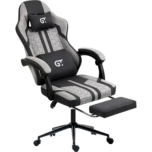 Геймерське крісло GT Racer X-2337 Fabric Gray - фото 4