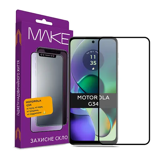 MAKE Захисне скло Motorola G34
