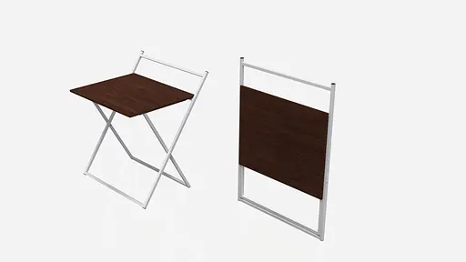 Стол трансформер Компакт 3 750x790x720 Белый металл ДСП Венге Магия 16 мм FRD-105403 - фото 4