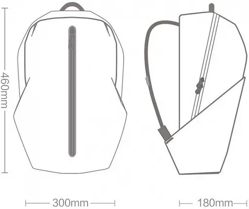 Рюкзак RunMi 90GOFUN city Backpack 6970055344081 красный - фото 7