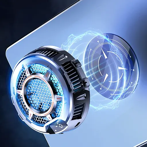 Магнітний кулер активне охолодження для телефону / планшета Memo CX05 Black (18529) - фото 4