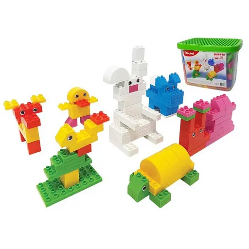 Конструктор Зверушки Doloni 013888/05 в пластиковом боксе 266 деталей - фото 3