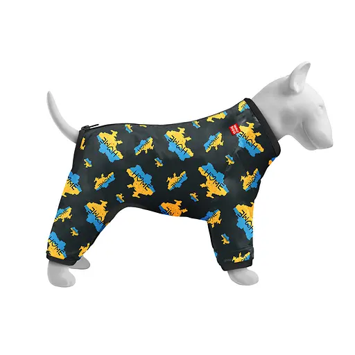 Ветровка для собак Waudog Clothes рисунок Дом L50 В 70-74 см С 47-50 см - фото 3