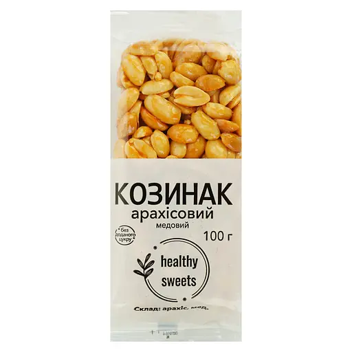 Козинак Healthy Sweets арахісовий медовий 50 г (930579)