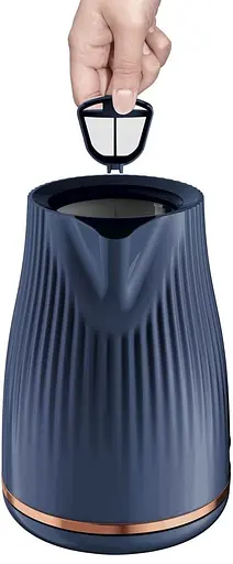 Электрочайник Tefal Loft, 1,7 л, пластик, Strix, синий - фото 5