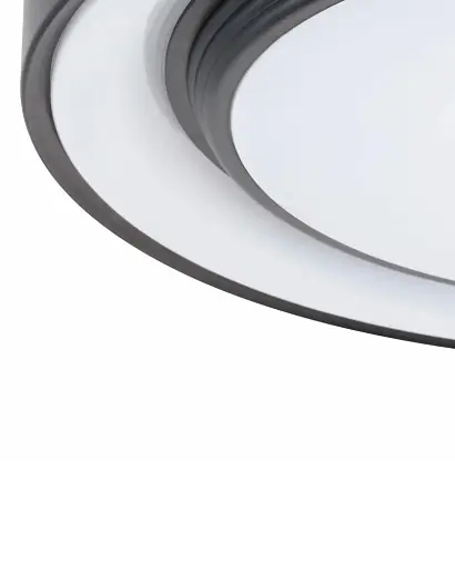 Люстра із пультом світлодіодна, стельовий світильник Goldlux 326706 Zygmunt 50 Led 1x72W 3000K-6000K 8000Lm IP44 Bk - фото 3