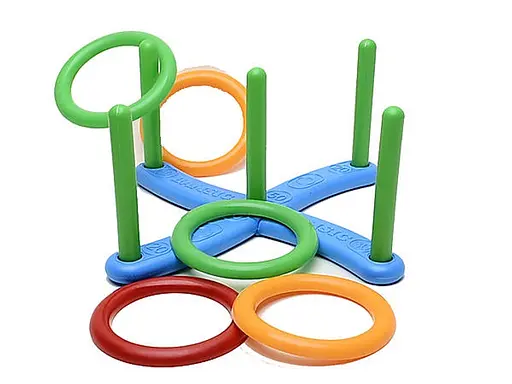 Набір дитячий "Кільцеброс ГІГО №2" 1108 BAMSIC, в сітці (4820123764766) Синій - фото 1