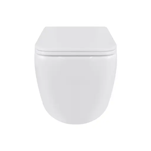 Унитаз подвесной Qtap Gemini безободковый с сиденьем Soft-close QT2533076EUQW, Белый - фото 5