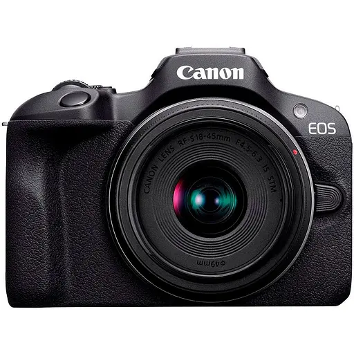 Бездзеркальний фотоапарат Canon EOS R100 Kit RF-S 18-45mm F/4.5-6.3 IS STM (6052C034) UA [92193]