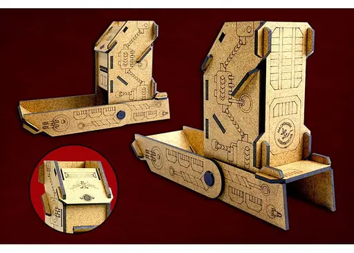 Аксесуар Вежа для кубиків Pandora's Box Studio MDT-7 Мобільна башта оборони Dice Tower Mobile Defense Tower (LP006-064) - фото 12